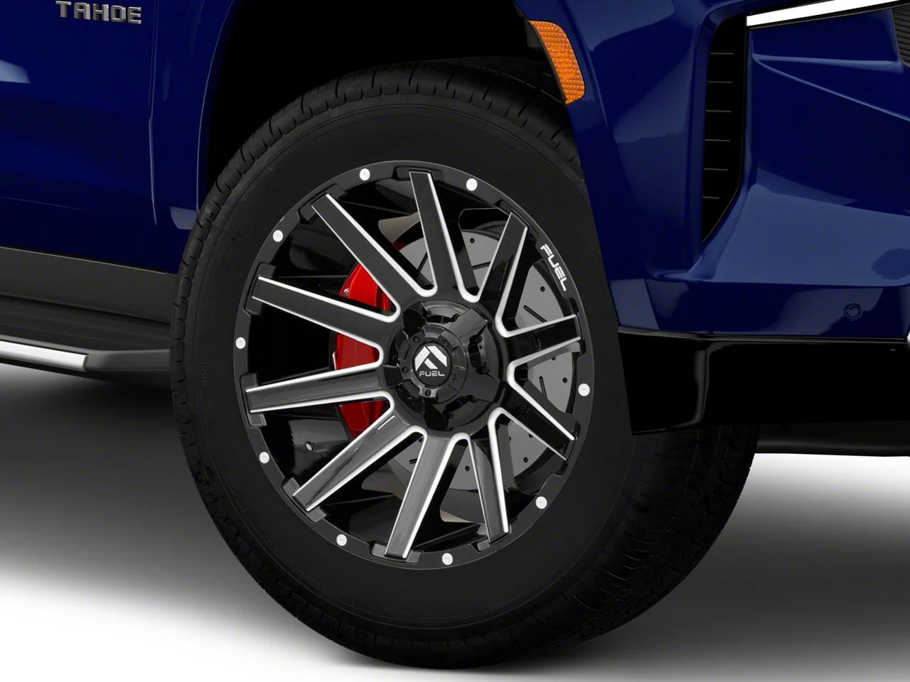 Fuel Wheels Contra Gloss Black Milled 6-Lug Wheel; 20x10; -19mm Offset (21-26 Tahoe)