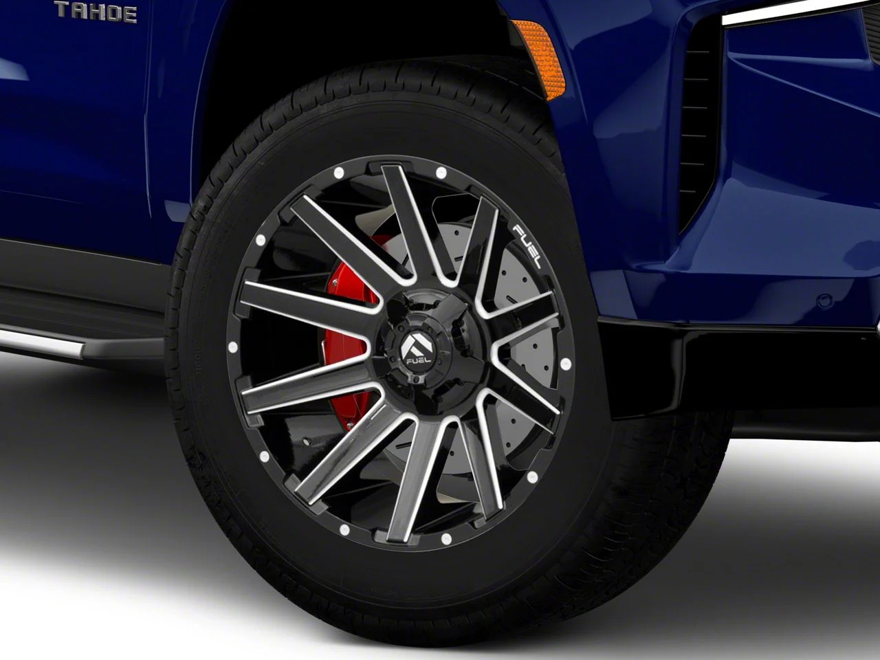 Fuel Wheels Contra Gloss Black Milled 6-Lug Wheel; 20x9; 20mm Offset (21-26 Tahoe)