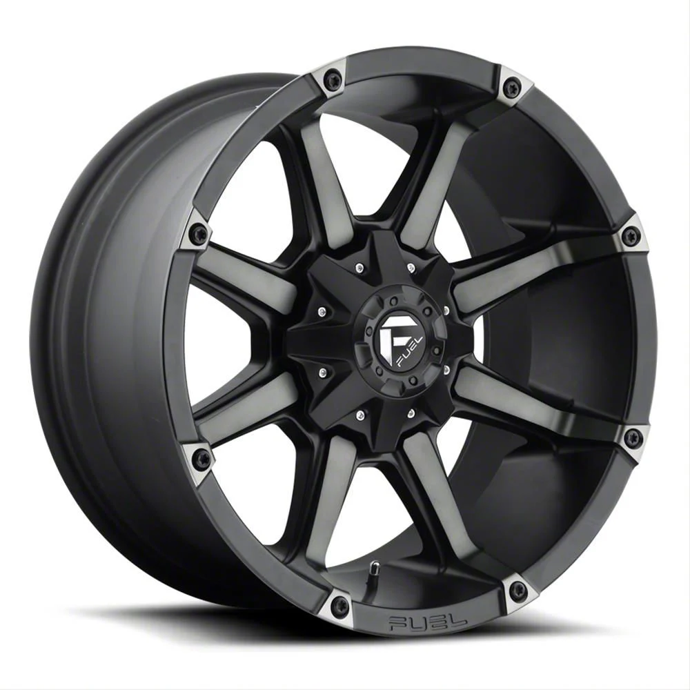 Fuel Wheels Coupler Matte Black Double Dark Tint 6-Lug Wheel; 18x9; 1mm Offset (21-26 Tahoe)