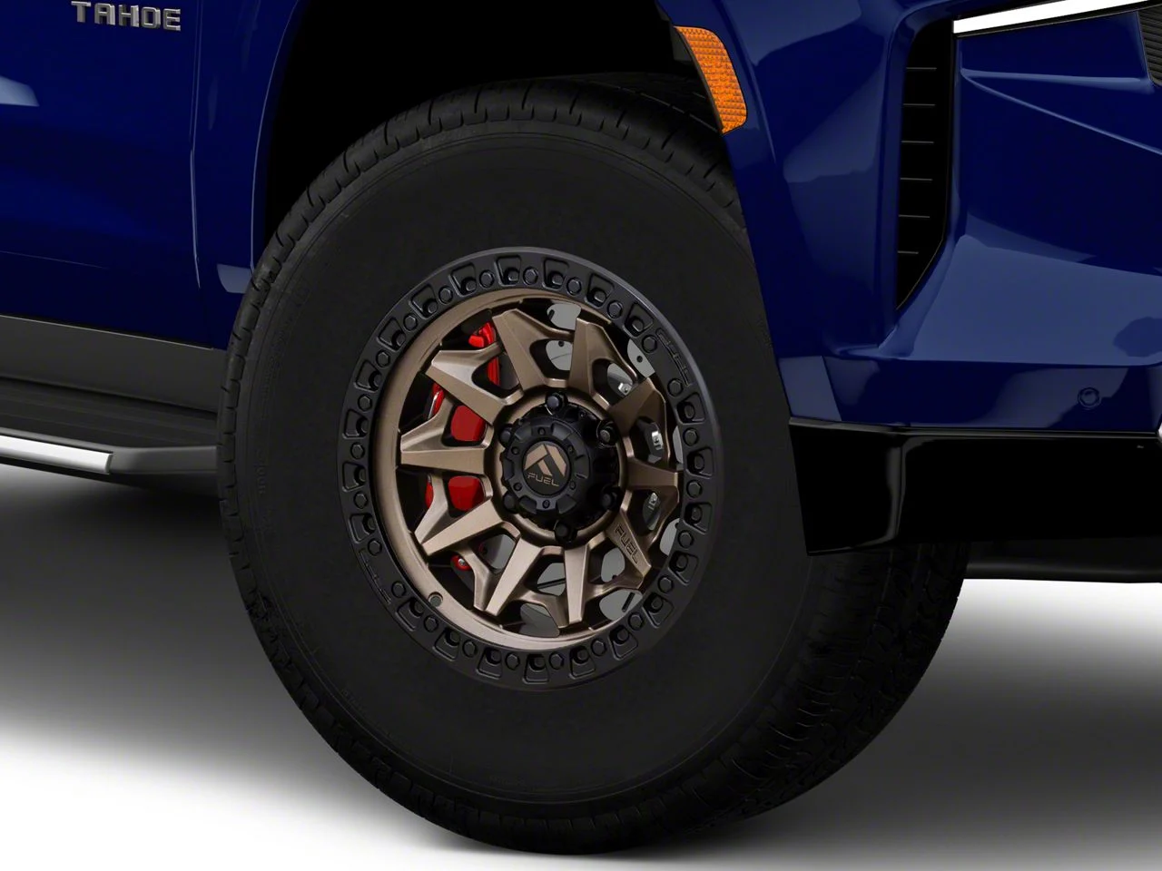 Fuel Wheels Covert Matte Bronze with Black Bead Ring 6-Lug Wheel; 17x9; 1mm Offset (21-26 Tahoe)