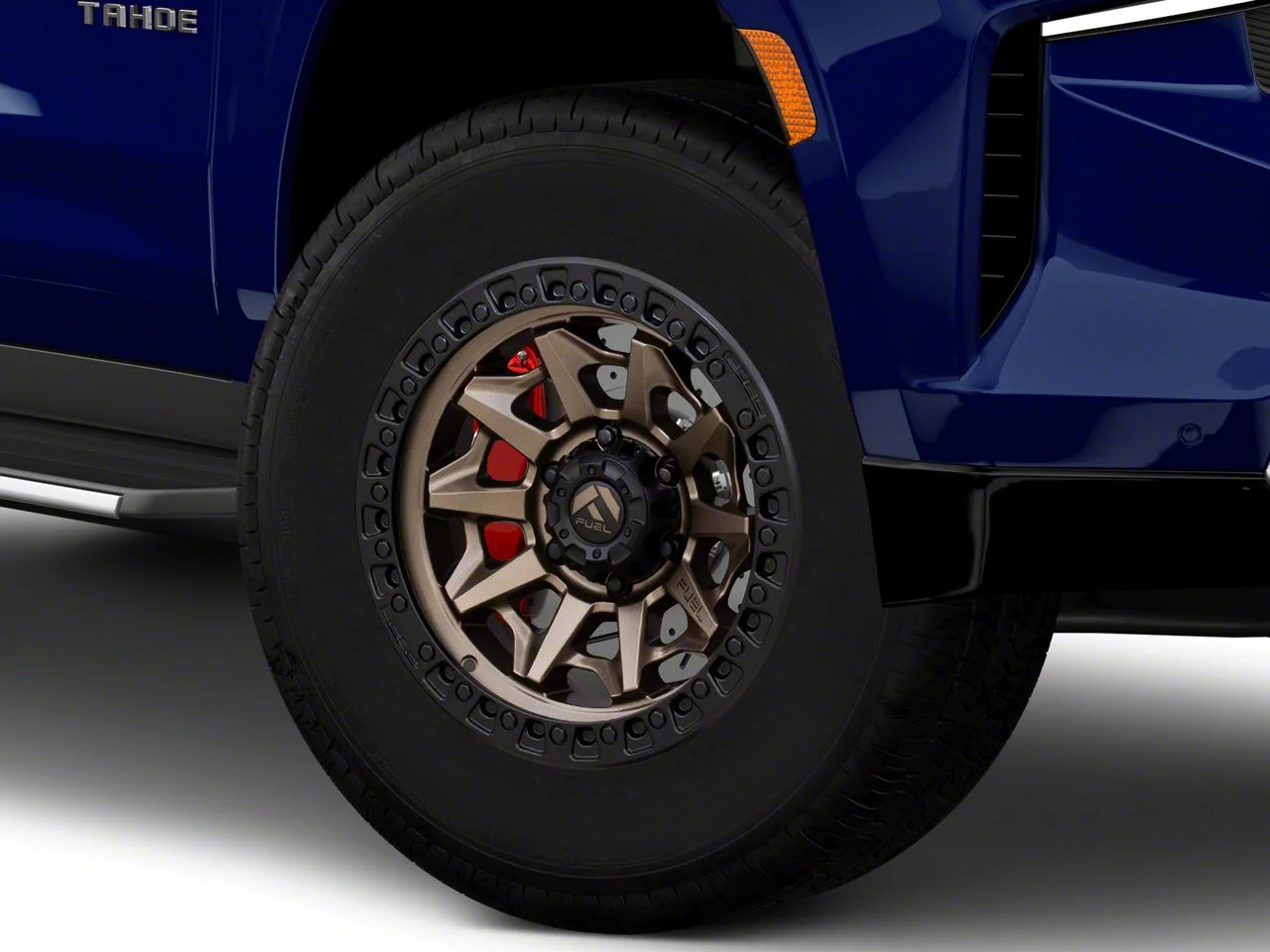 Fuel Wheels Covert Matte Bronze with Black Bead Ring 6-Lug Wheel; 18x9; -12mm Offset (21-26 Tahoe)