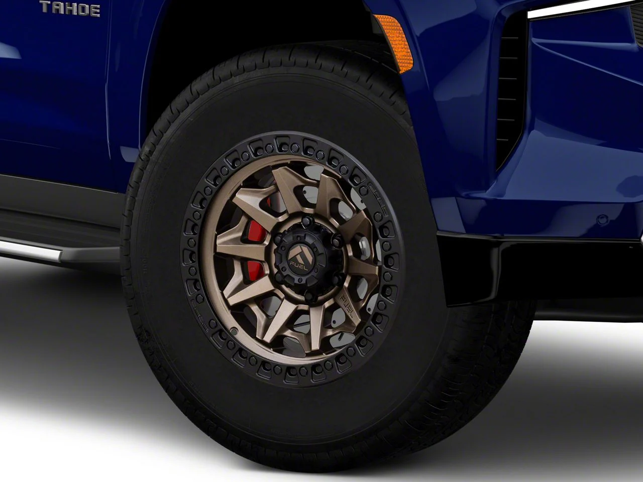 Fuel Wheels Covert Matte Bronze with Black Bead Ring 6-Lug Wheel; 18x9; 1mm Offset (21-26 Tahoe)