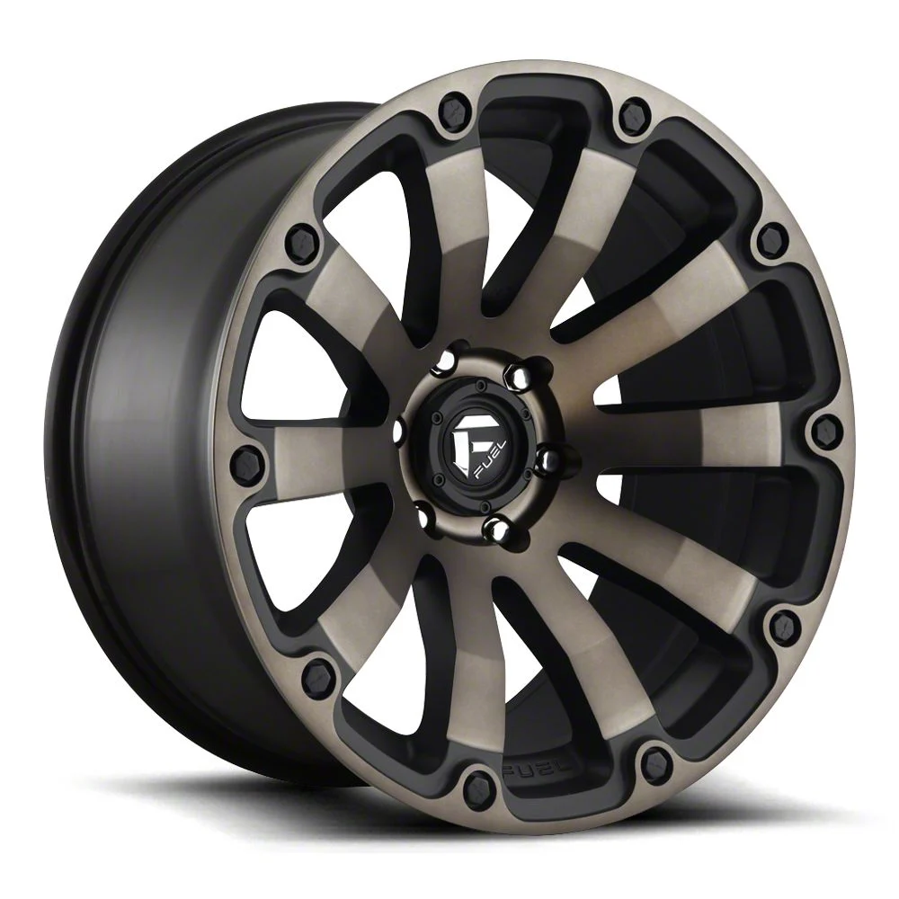 Fuel Wheels Diesel Matte Black Double Dark Tint 6-Lug Wheel; 20x10; -18mm Offset (21-26 Tahoe)