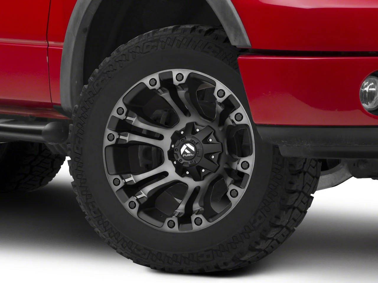 Fuel Wheels Vapor Matte Black Machined 6-Lug Wheel; 20x10; -18mm Offset (04-08 F-150)