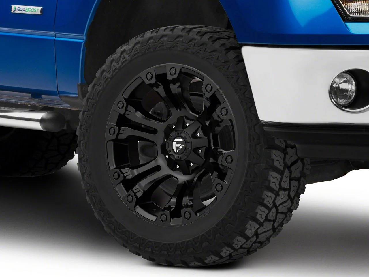 Fuel Wheels Vapor Matte Black 6-Lug Wheel; 20x12; -44mm Offset (09-14 F-150)