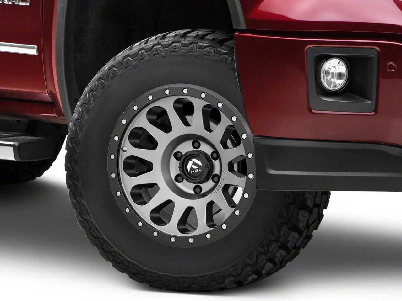 Fuel Wheels Vector Gun Metal 6-Lug Wheel; 17x8.5; 7mm Offset (14-18 Sierra 1500)