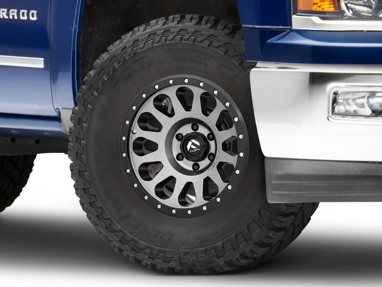 Fuel Wheels Vector Gun Metal 6-Lug Wheel; 17x9; -12mm Offset (14-18 Silverado 1500)