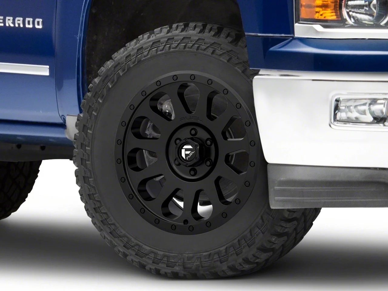 Fuel Wheels Vector Matte Black 6-Lug Wheel; 20x10; -18mm Offset (14-18 Silverado 1500)