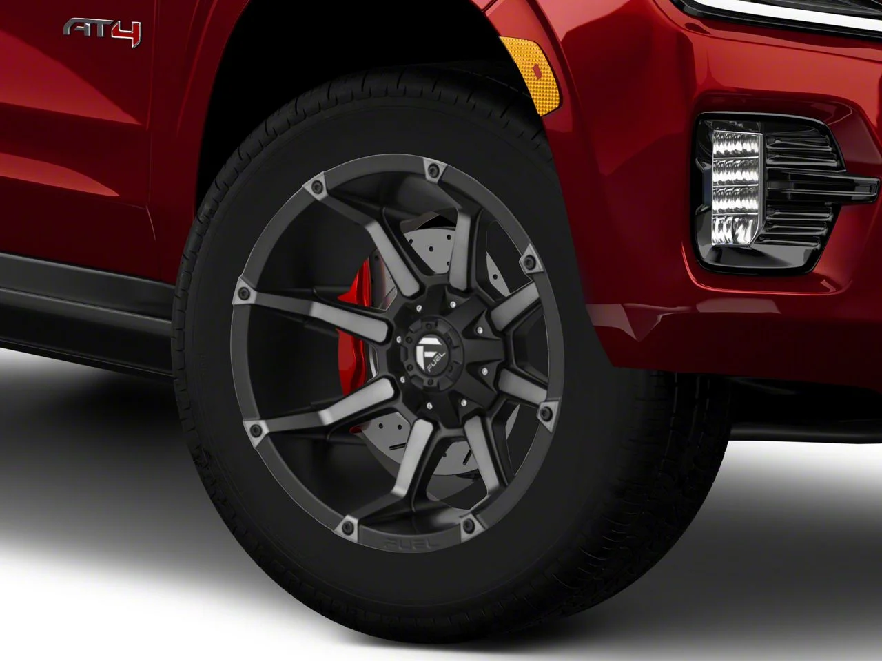 Fuel Wheels Coupler Matte Black Machined 6-Lug Wheel; 20x9; 1mm Offset (21-26 Yukon)