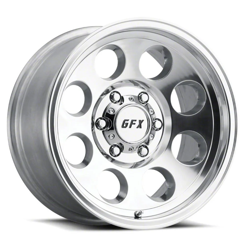 G-FX TR-16 Polished 8-Lug Wheel; 18x9; 12mm Offset (17-22 F-250 Super Duty)