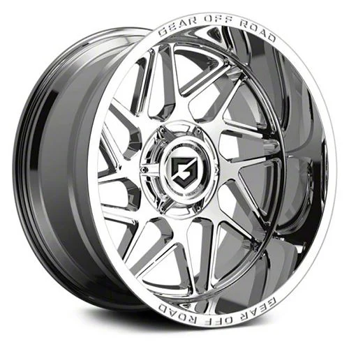 Gear Off-Road Ratio Chrome 6-Lug Wheel; 22x10; -19mm Offset (09-14 F-150)