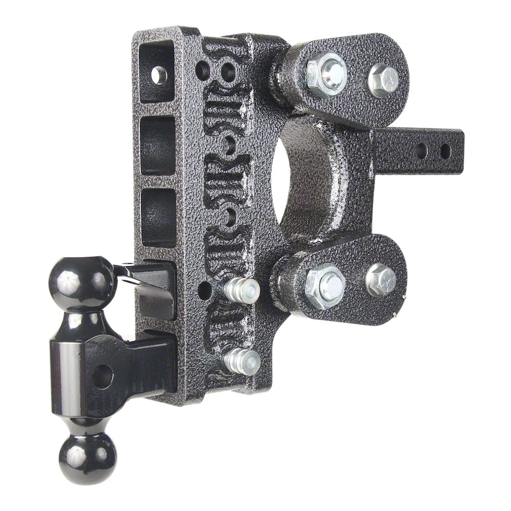 Gen-Y Hitch The BOSS Torsion-Flex 16K Adjustable 2-Inch Receiver Hitch Dual-Ball Mount with Pintle Lock; 7.50-Inch Drop (Universal; Some Adaptation May Be Required)