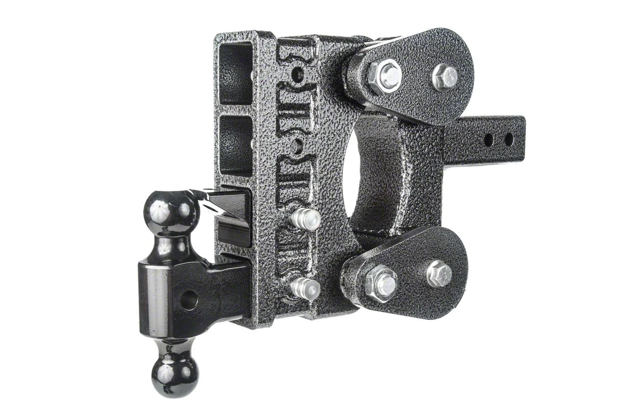Gen-Y Hitch The BOSS Torsion-Flex 21K Adjustable 2.50-Inch Receiver Hitch Dual-Ball Mount with Pintle Lock; 6-Inch Drop (Universal; Some Adaptation May Be Required)