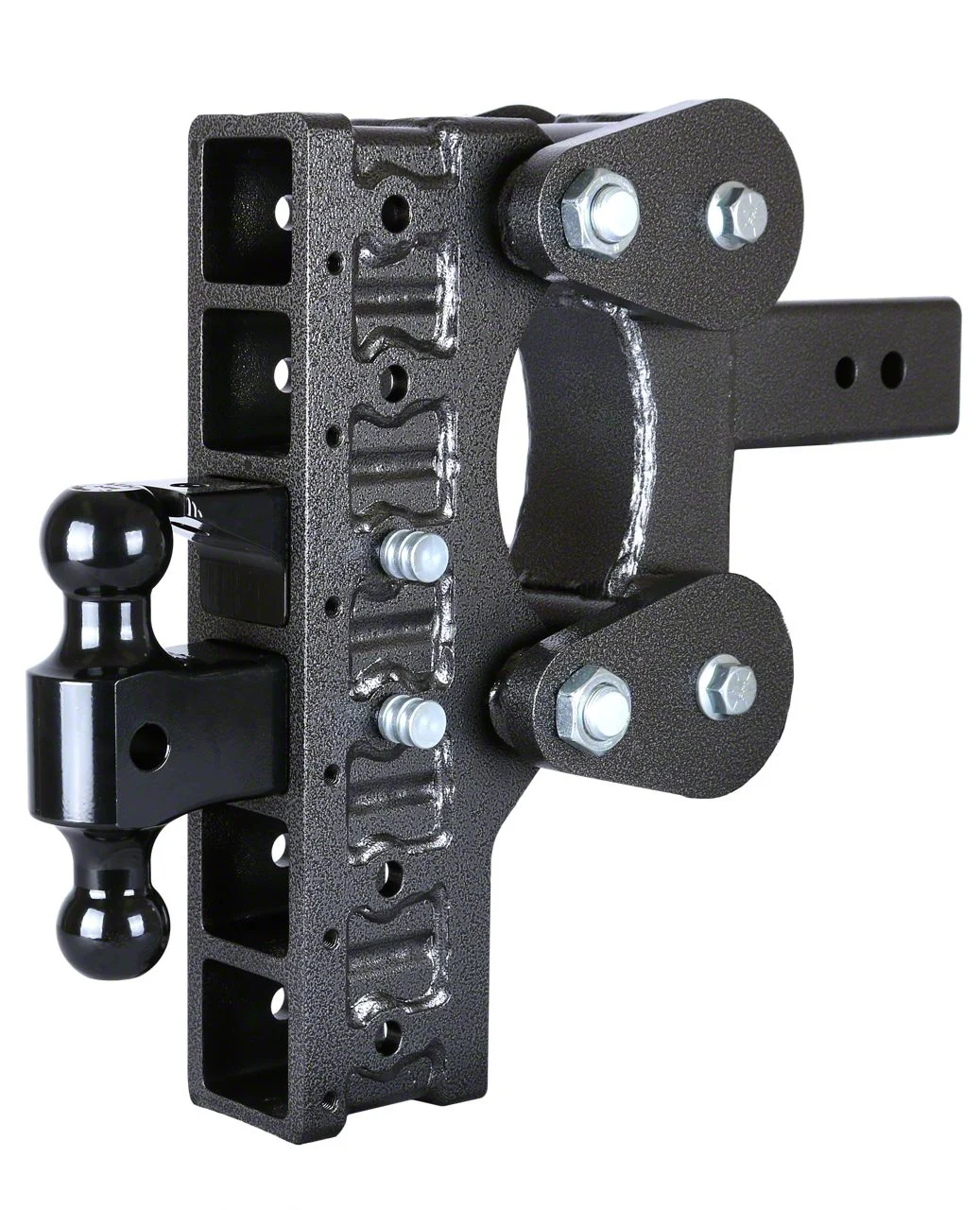 Gen-Y Hitch The BOSS Torsion-Flex 21K Adjustable 3-Inch Receiver Hitch Dual-Ball Mount with Pintle Kit; 12-Inch Drop (Universal; Some Adaptation May Be Required)