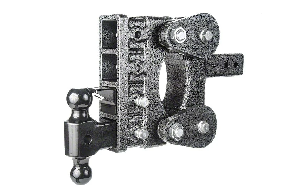 Gen-Y Hitch The BOSS Torsion-Flex 21K Adjustable 3-Inch Receiver Hitch Dual-Ball Mount with Pintle Kit; 6-Inch Drop (Universal; Some Adaptation May Be Required)