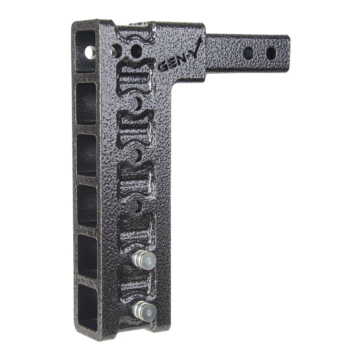Gen-Y Hitch Mega-Duty 10K Adjustable 2-Inch Receiver Hitch Shank; 12.50-Inch Drop (Universal; Some Adaptation May Be Required)