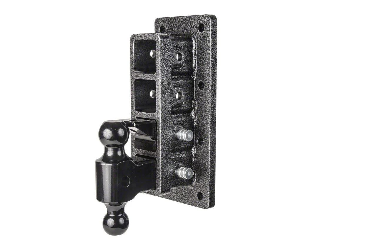 Gen-Y Hitch Mega-Duty Bolt-On 32K Adjustable 2.50-Inch Receiver Hitch Dual-Ball Mount with Pintle Lock; 9-Inch Drop (Universal; Some Adaptation May Be Required)