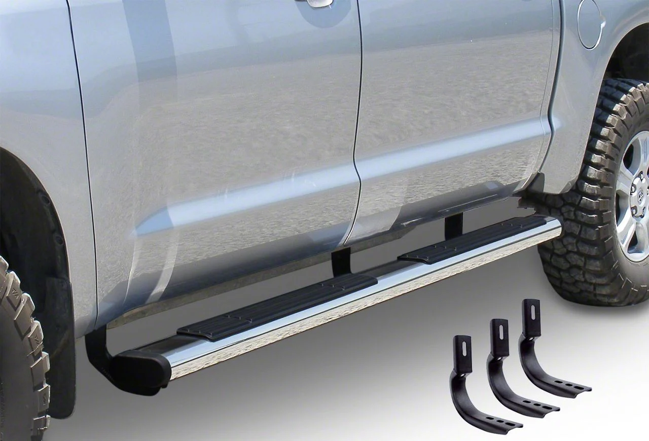 Go Rhino 6-Inch OE Xtreme Side Step Bars; Polished (04-14 F-150 SuperCrew)