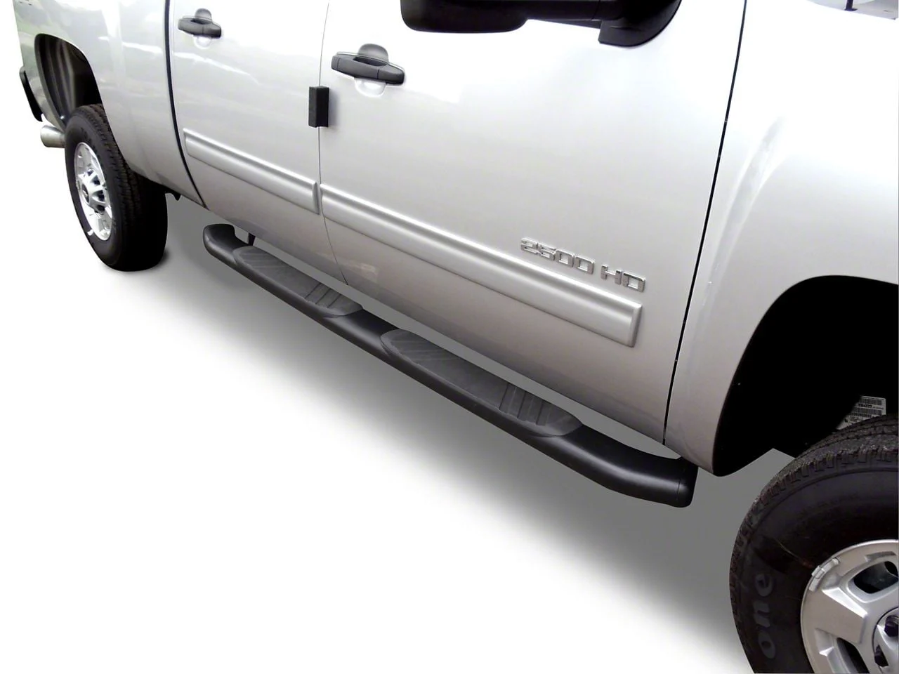 Go Rhino 5-Inch OE Xtreme Composite Side Step Bars; Black (04-14 F-150 SuperCab)