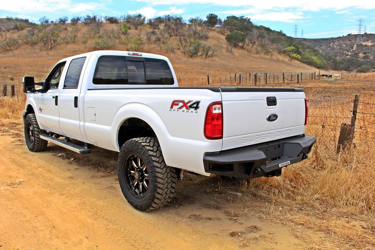 Go Rhino BR20 Rear Bumper; Textured Black (11-16 F-350 Super Duty)
