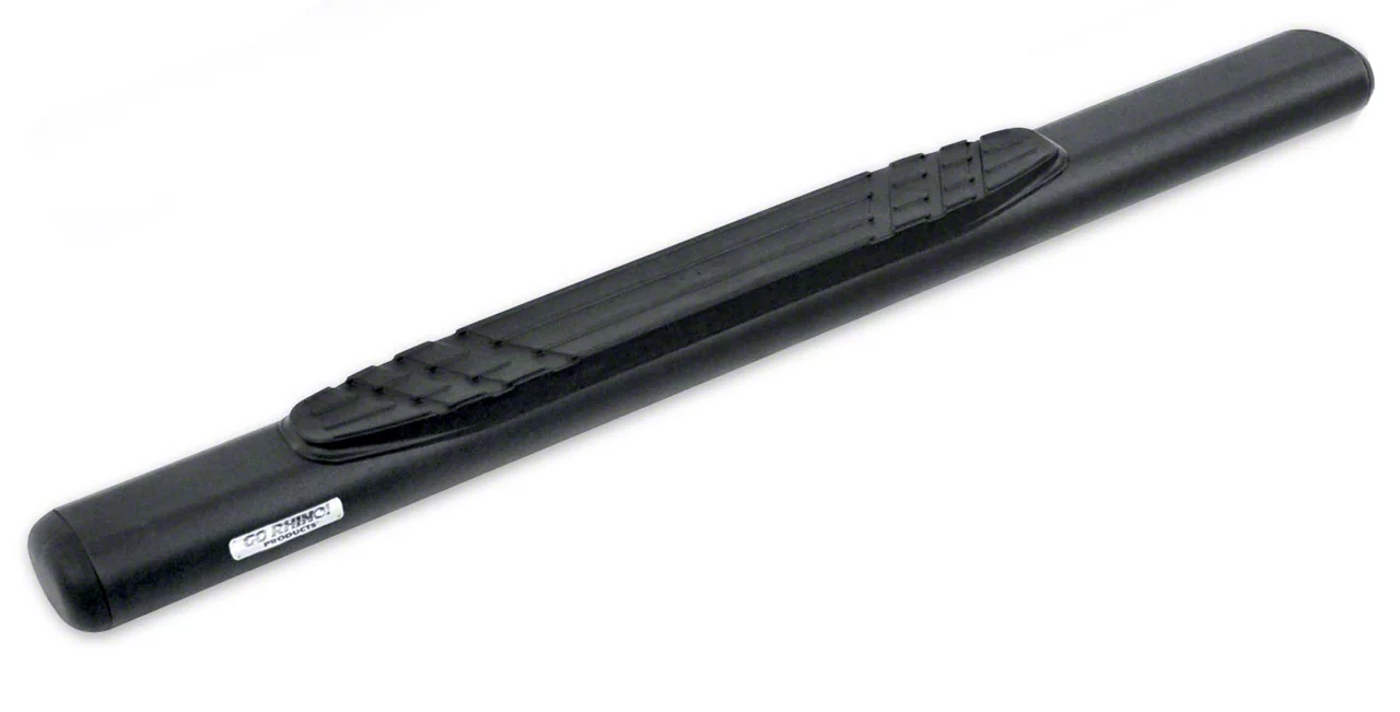 Go Rhino 4-Inch OE Xtreme Side Step Bars; Textured Black (17-26 F-350 Super Duty Regular Cab)