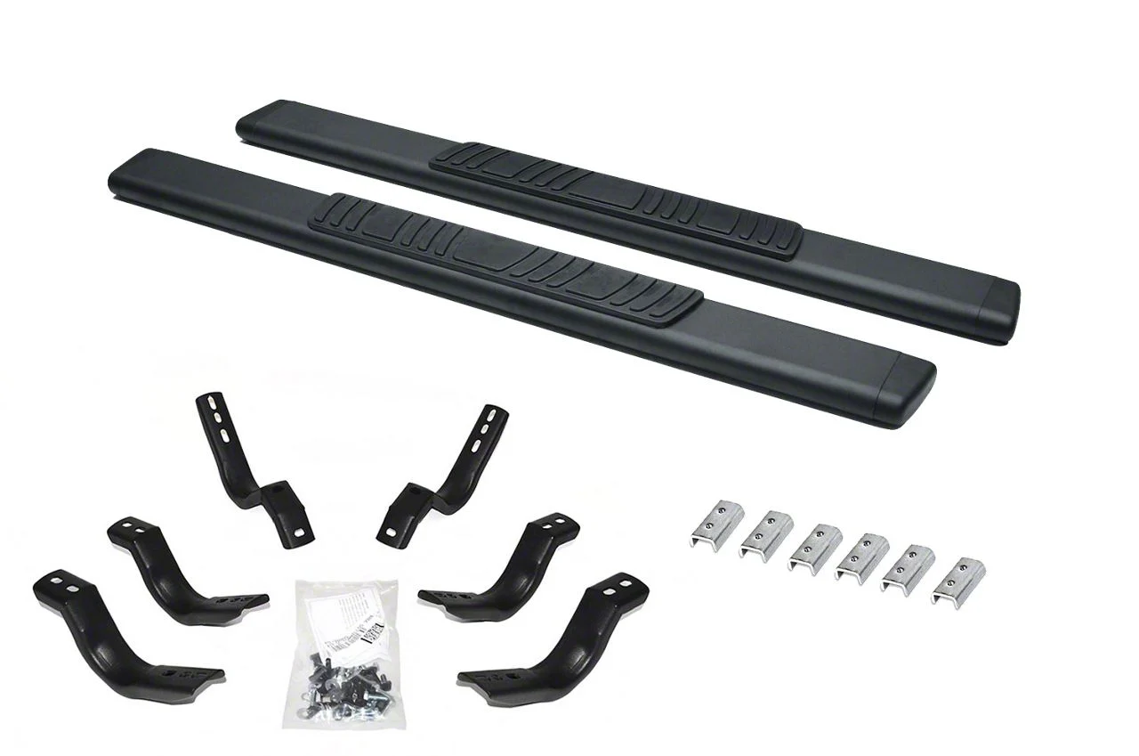 Go Rhino 5-Inch OE Xtreme Low Profile Side Step Bars; Textured Black (11-16 F-350 Super Duty Regular Cab)