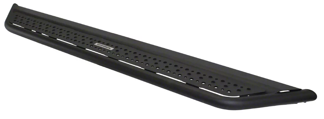 Go Rhino Dominator Xtreme D6 Side Step Bars; Textured Black (17-26 F-350 Super Duty SuperCab)