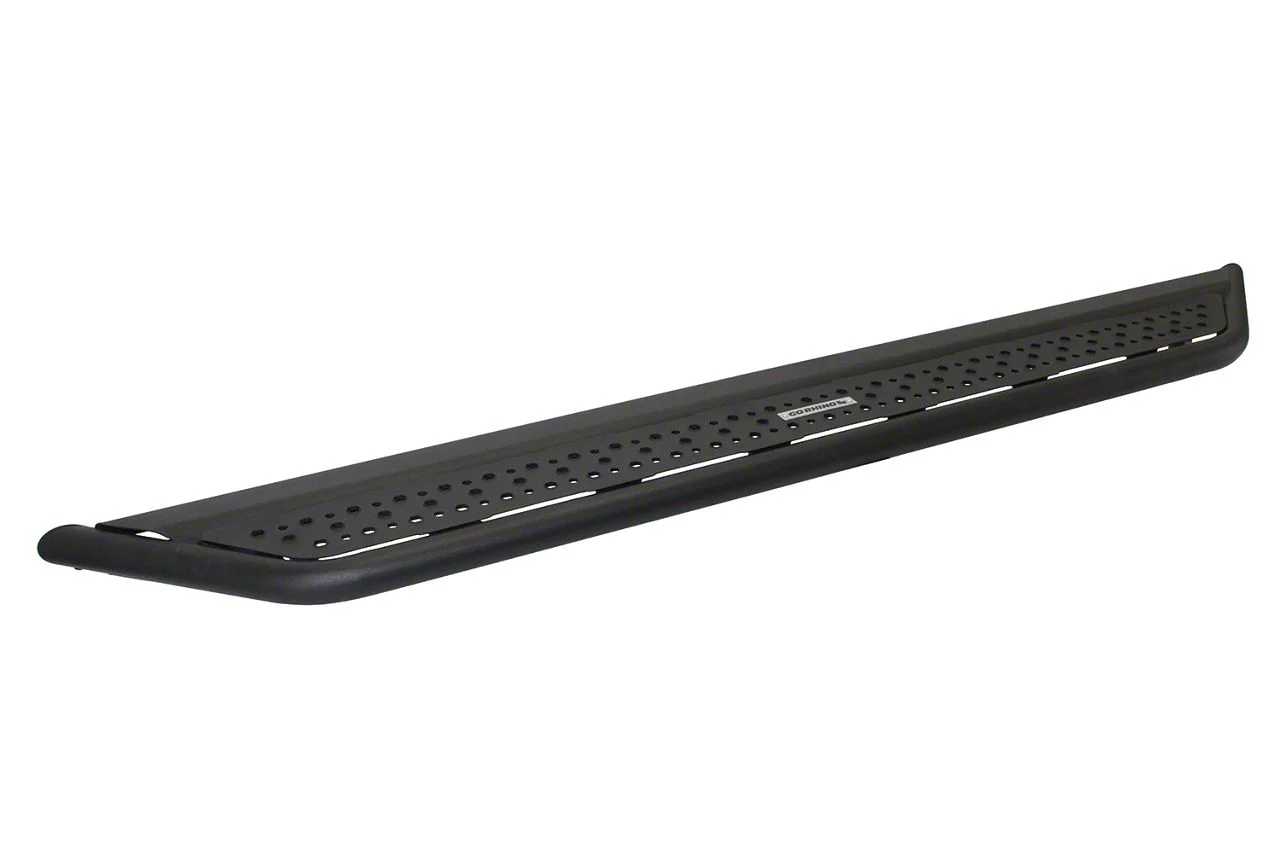 Go Rhino Dominator Xtreme D6 Side Step Bars; Textured Black (17-26 F-350 Super Duty SuperCrew)