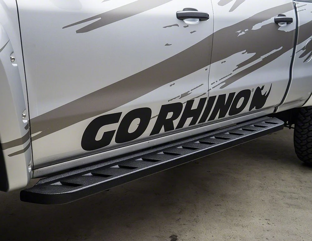 Go Rhino RB10 Running Boards; Protective Bedliner Coating (15-18 RAM 1500 Crew Cab)