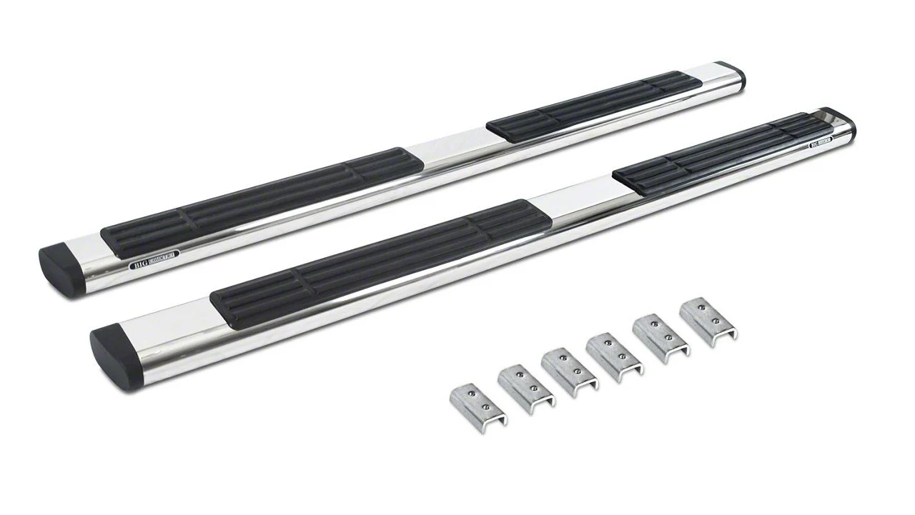 Go Rhino 6-Inch OE Xtreme Side Step Bars; Polished (15-18 RAM 1500 Crew Cab)