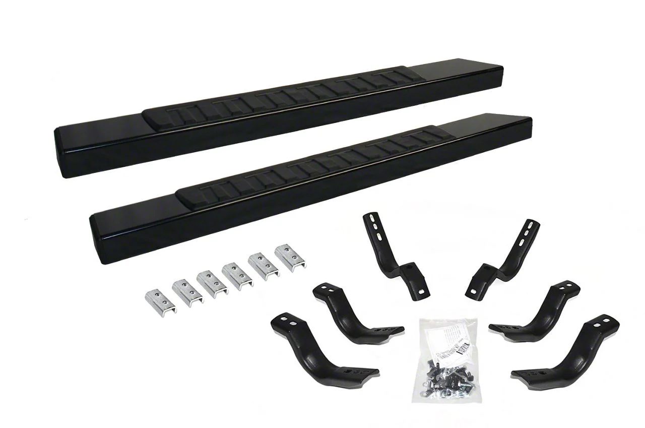 Go Rhino 6-Inch OE Xtreme II Side Step Bars; Textured Black (09-18 RAM 1500 Regular Cab)