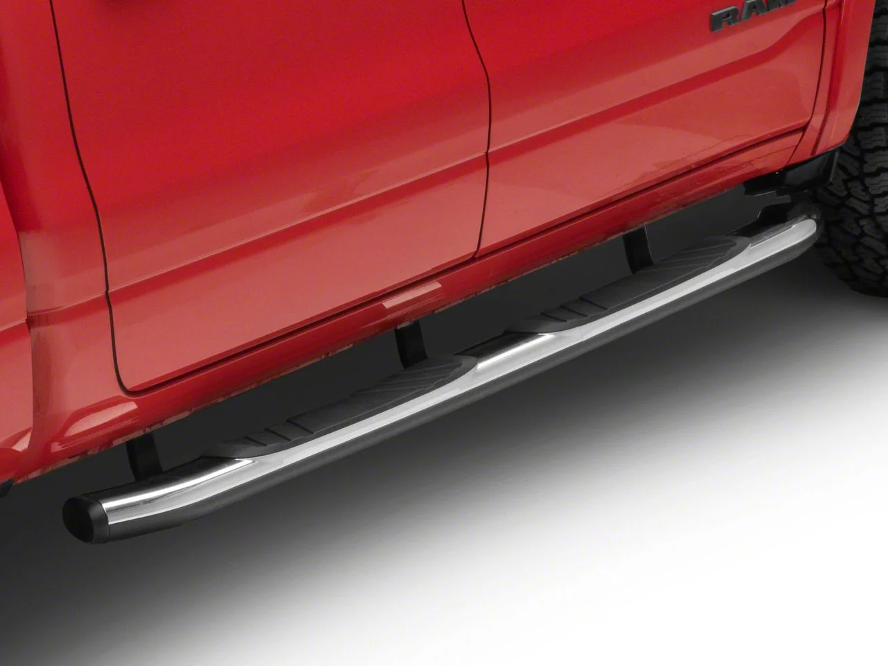 Go Rhino 5-Inch OE Xtreme Composite Side Step Bars; Chrome (19-26 RAM 1500 Crew Cab)