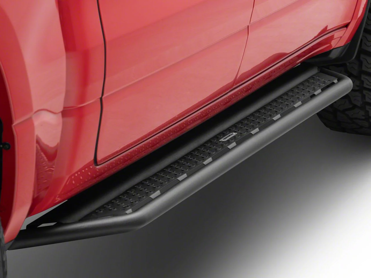 Go Rhino Dominator Xtreme D6 Side Step Bars; Textured Black (19-26 RAM 1500 Crew Cab)