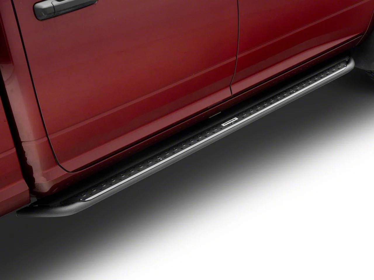 Go Rhino Dominator Xtreme DSS Slider Side Step Bars; Textured Black (09-18 RAM 1500 Crew Cab)