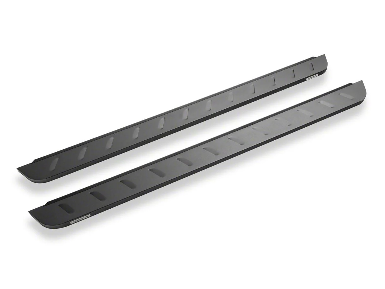 Go Rhino RB10 Running Boards with Drop Steps; Textured Black (10-26 RAM 2500 Crew Cab)