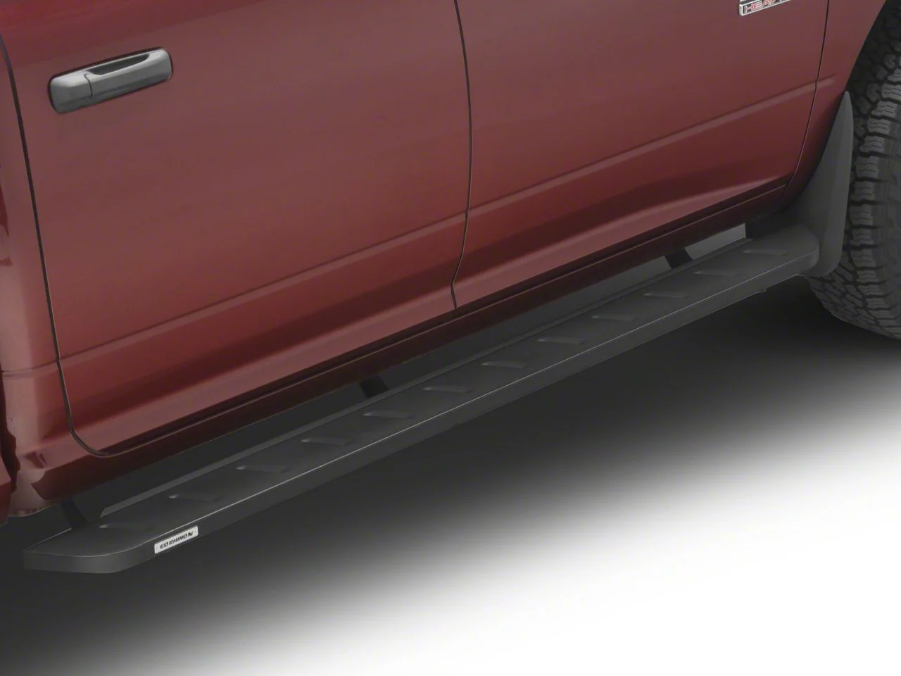 Go Rhino RB10 Running Boards; Textured Black (10-26 RAM 2500 Crew Cab)