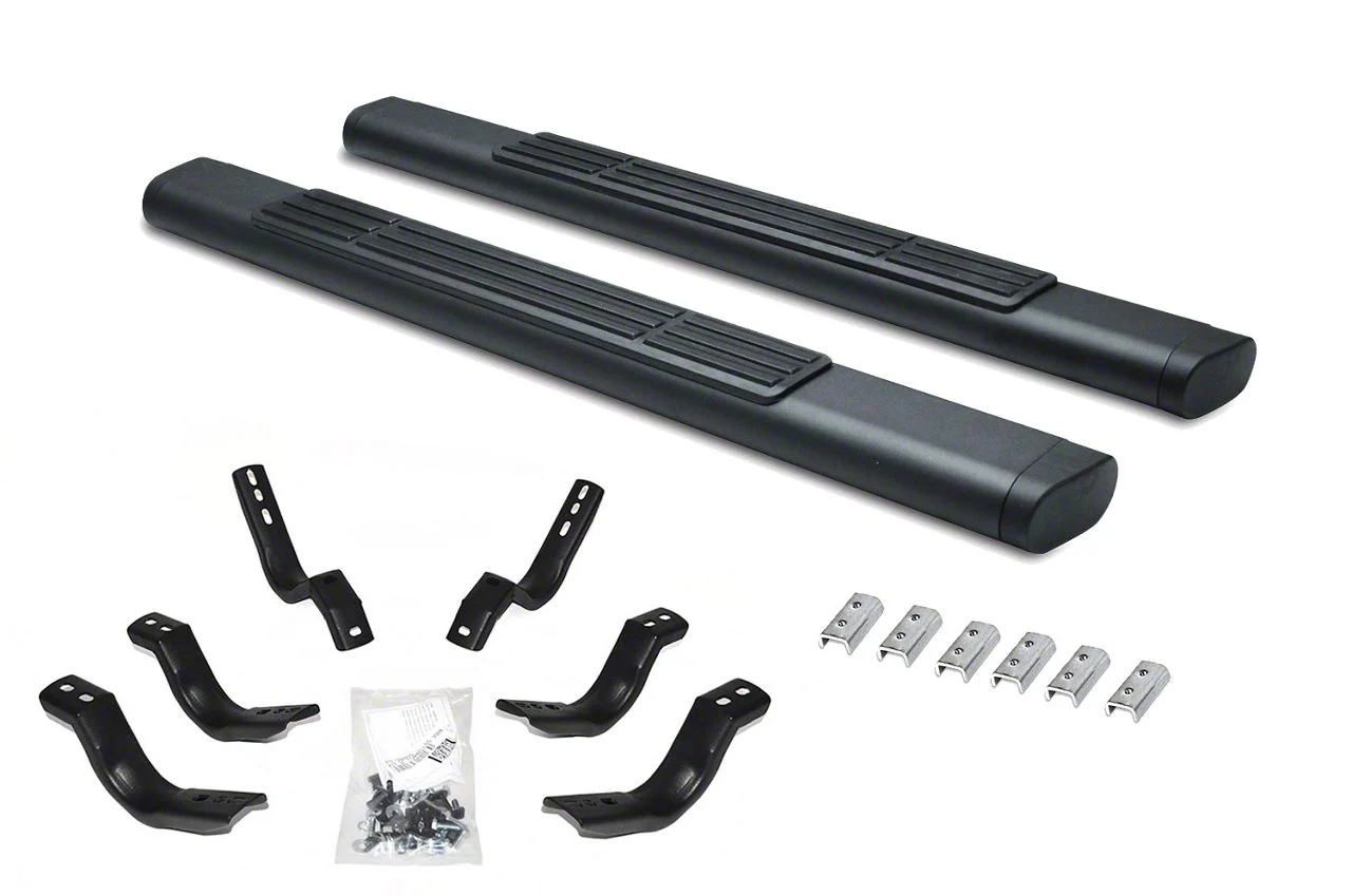 Go Rhino 6-Inch OE Xtreme Side Step Bars; Textured Black (10-26 RAM 3500 Regular Cab)