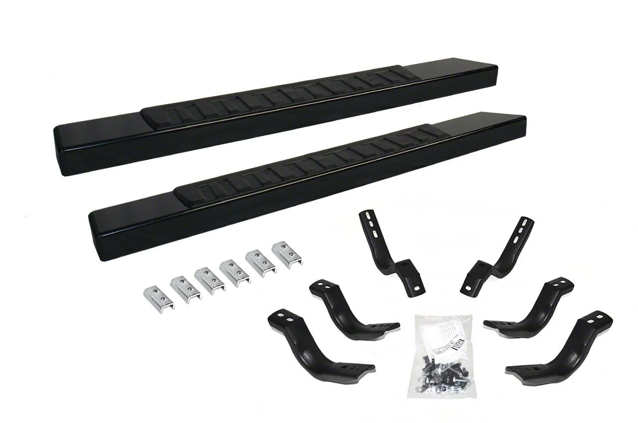 Go Rhino 6-Inch OE Xtreme II Side Step Bars; Textured Black (10-26 RAM 3500 Regular Cab)