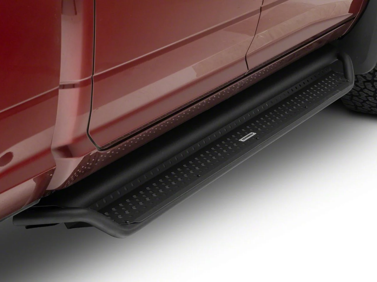 Go Rhino Dominator Xtreme D1 Side Step Bars; Textured Black (10-26 RAM 3500 Crew Cab)