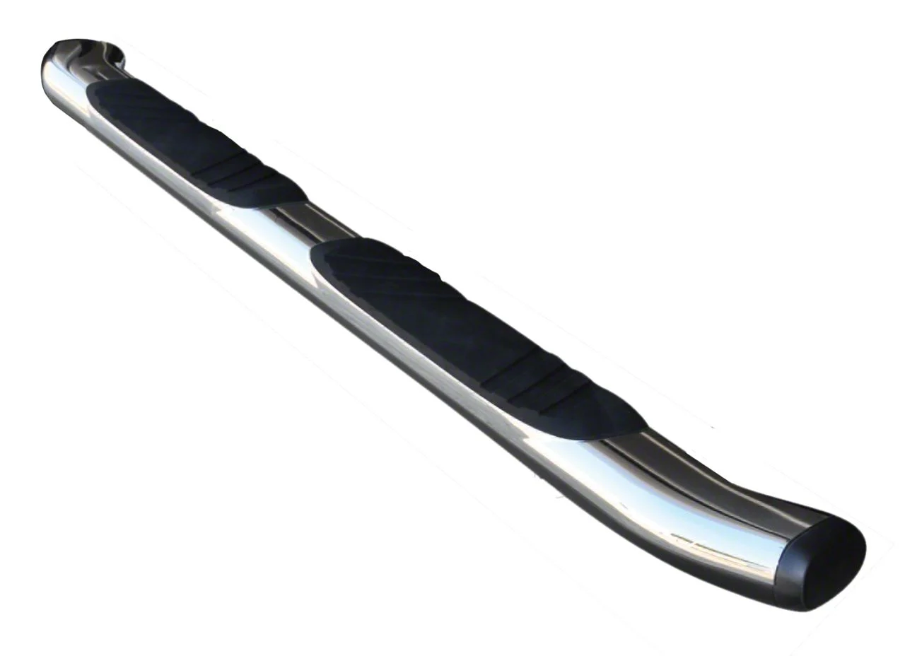 Go Rhino 5-Inch OE Xtreme Composite Side Step Bars; Chrome (07-13 Sierra 1500 Extended Cab)