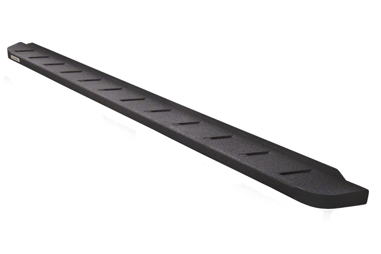 Go Rhino RB10 Running Boards; Protective Bedliner Coating (15-19 6.6L Duramax Sierra 2500 HD Double Cab)