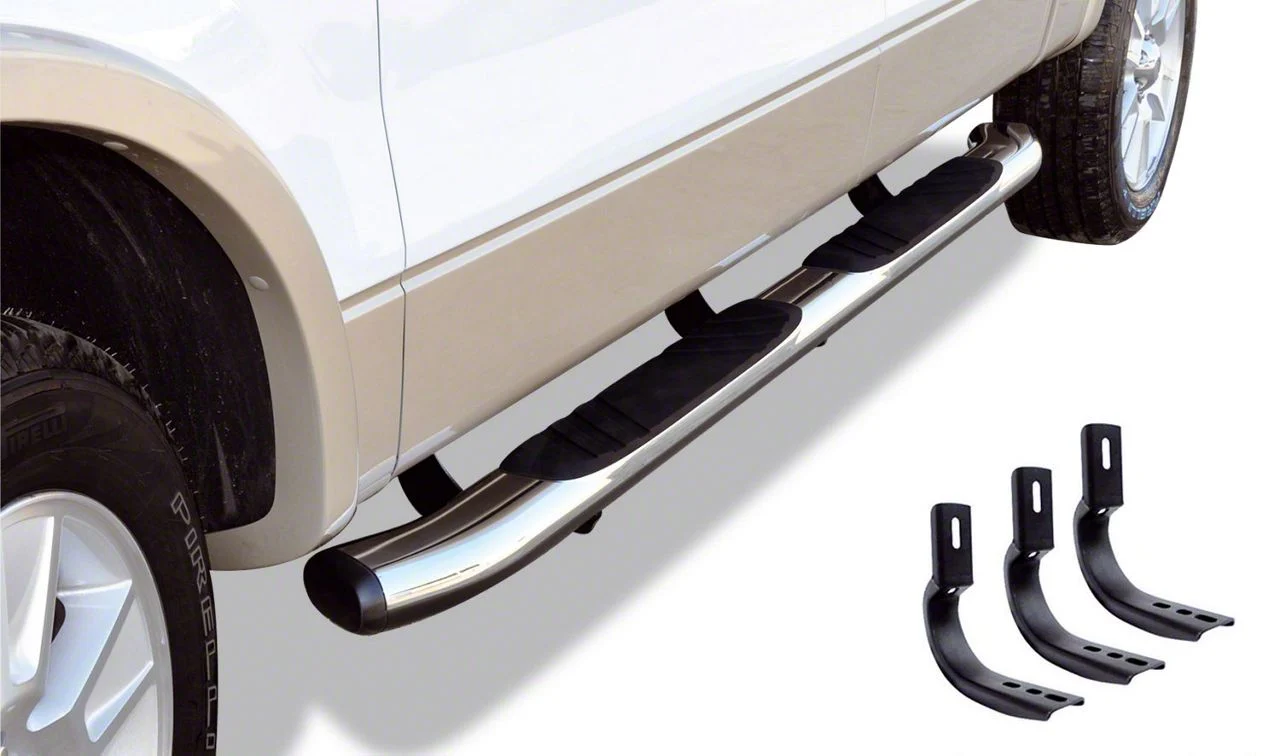 Go Rhino 5-Inch OE Xtreme Composite Side Step Bars; Chrome (11-14 6.0L Sierra 2500 HD Extended Cab)