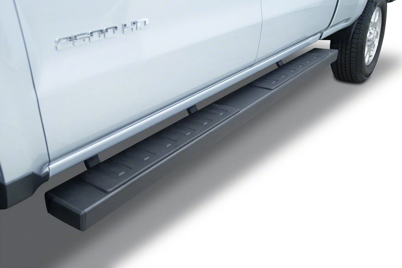 Go Rhino 6-Inch OE Xtreme II Side Step Bars; Textured Black (07-13 Silverado 1500 Crew Cab)
