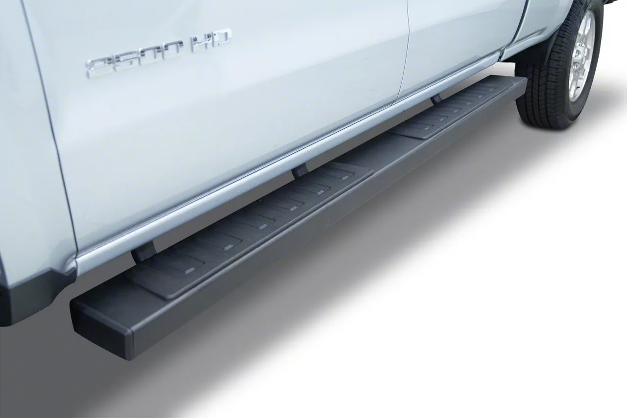 Go Rhino 6-Inch OE Xtreme II Side Step Bars; Textured Black (07-10 Silverado 2500 HD Extended Cab)