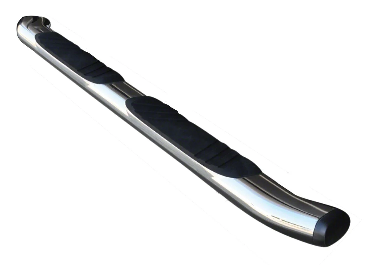 Go Rhino 5-Inch OE Xtreme Composite Side Step Bars; Chrome (15-19 6.0L Silverado 3500 HD Double Cab)