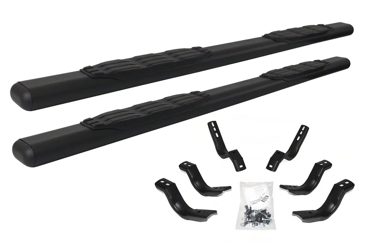 Go Rhino 5-Inch 1000 Series Side Step Bars; Textured Black (11-16 F-250 Super Duty SuperCab)