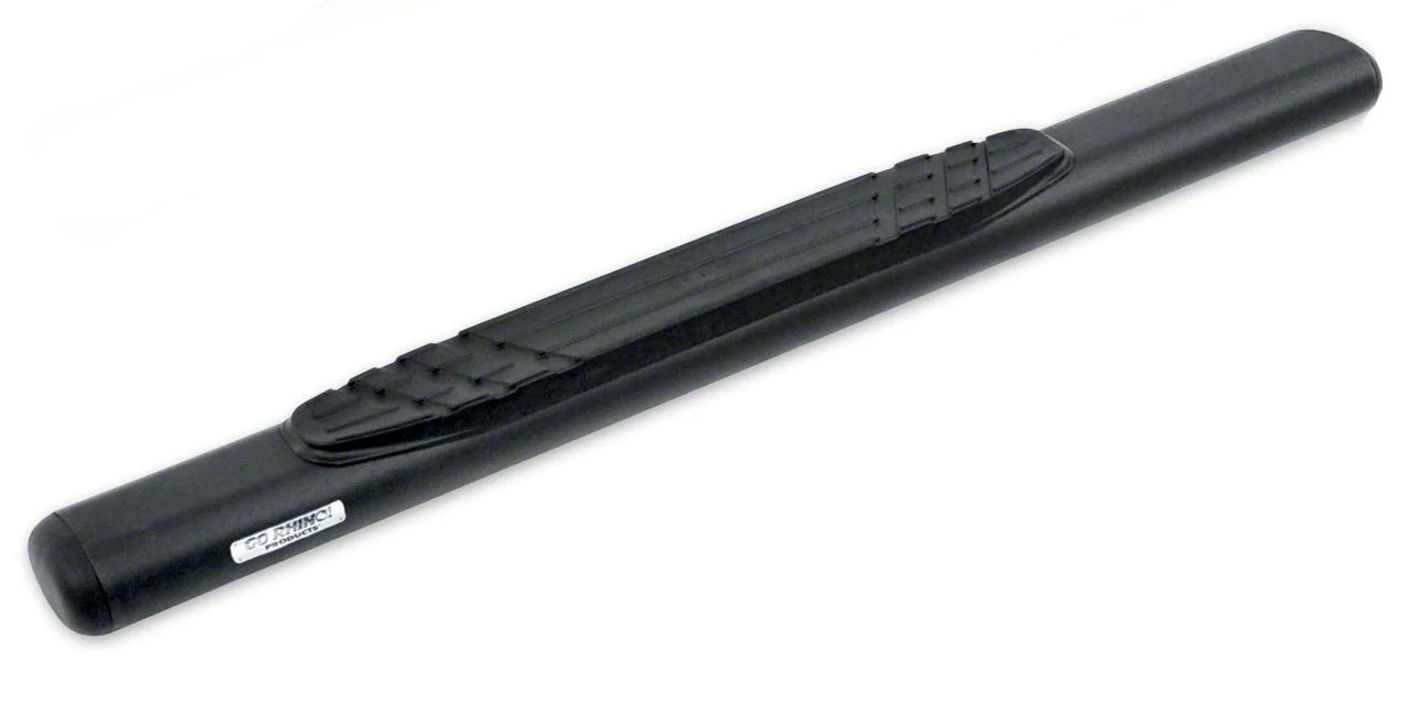 Go Rhino 4-Inch OE Xtreme Side Step Bars; Textured Black (17-26 F-250 Super Duty Regular Cab)