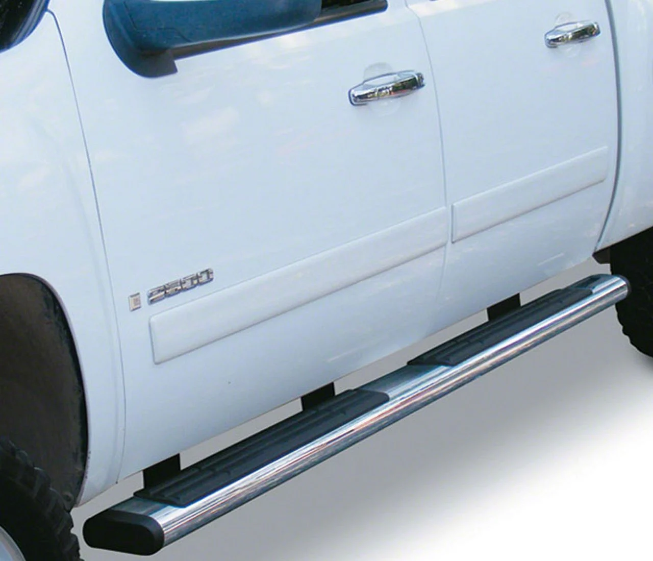 Go Rhino 6-Inch OE Xtreme Side Step Bars; Polished (17-26 F-250 Super Duty SuperCab)
