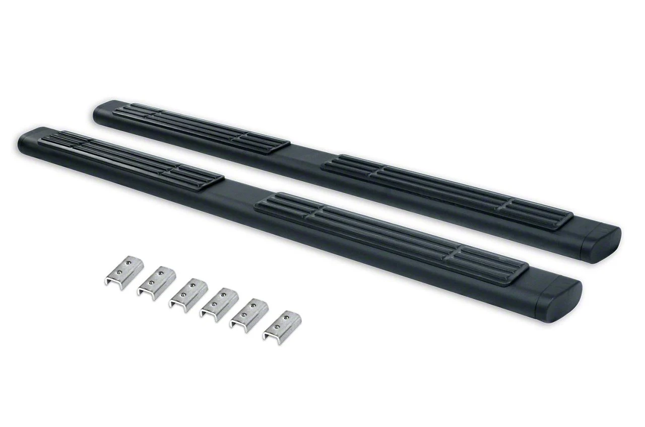 Go Rhino 6-Inch OE Xtreme Side Step Bars; Textured Black (17-26 F-250 Super Duty SuperCrew)