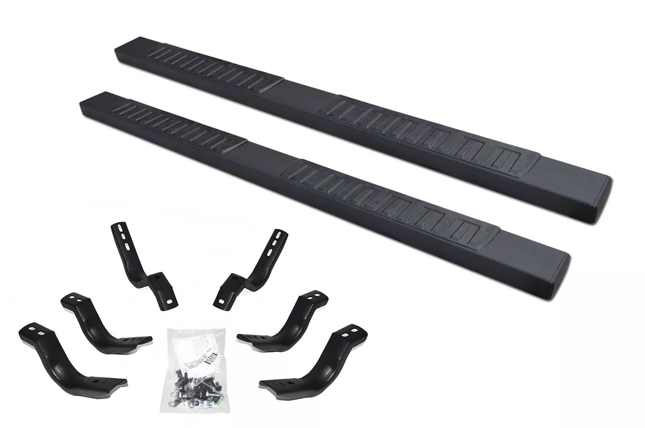 Go Rhino 6-Inch OE Xtreme II Side Step Bars; Textured Black (11-16 F-250 Super Duty SuperCrew)